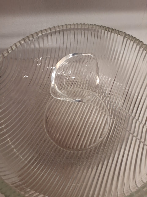 Glasbowle med øseske